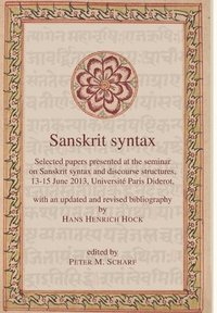 bokomslag Sanskrit syntax