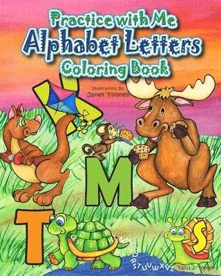 Practice with Me Alphabet Letters Coloring Book 1