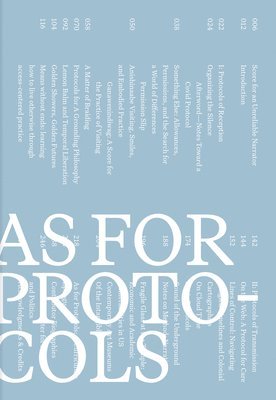 Re'al Christian, Carin Kuoni, Eriola Pira - As for Protocols, Häftad