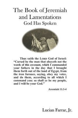 Lucian Farrar Jr - Book of Jeremiah and Lamentations, Häftad