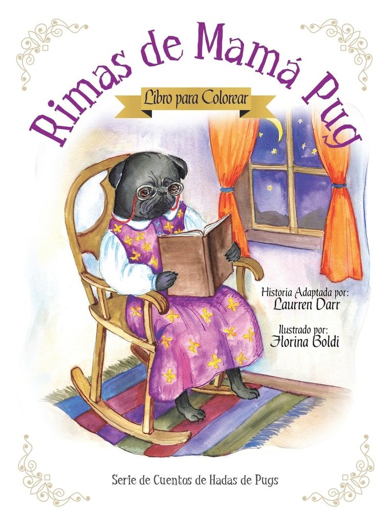 Rimas de Mam Pug - Libro Para Colorear 1