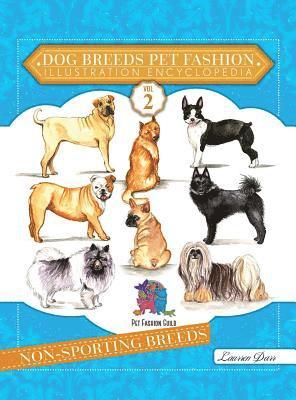 Dog Breeds Pet Fashion Illustration Encyclopedia 1