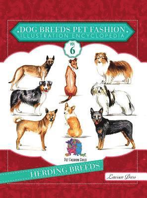 Dog Breeds Pet Fashion Illustration Encyclopedia 1