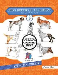 bokomslag Dog Breeds Pet Fashion Illustration Encyclopedia Coloring Companion Book