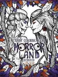 bokomslag Adult Coloring Book Horror Land