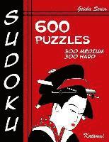 Sudoku 600 Puzzles - 300 Medium & 300 Hard: Geisha Series Book 1