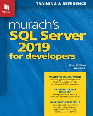 bokomslag Murach's  SQL Server 2019 for Developers
