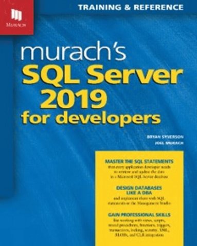 bokomslag Murach's  SQL Server 2019 for Developers