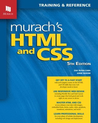 bokomslag Murach's HTML and CSS (5th Edition)