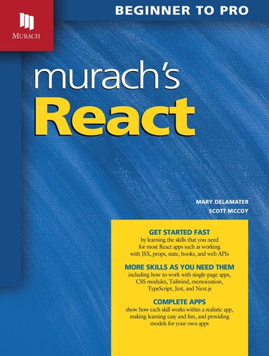 Mary Delamater, Scott McCoy - Murach's React, Häftad