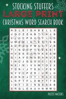 bokomslag Stocking Stuffers Large Print Christmas Word Search Puzzle Book