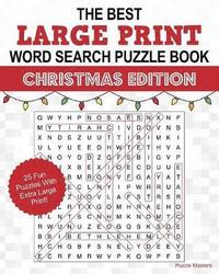 bokomslag The Best Large Print Christmas Word Search Puzzle Book