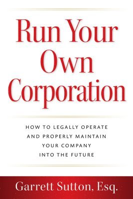 bokomslag Run Your Own Corporation