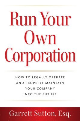 bokomslag Run Your Own Corporation