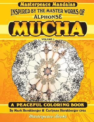 bokomslag Mucha Masterpeace Mandalas Coloring Book Volume 1