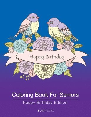 bokomslag Coloring Book For Seniors