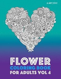 bokomslag Flower Coloring Book For Adults Vol 4