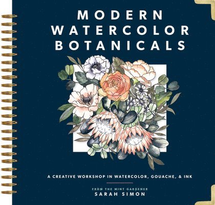 Modern Watercolor Botanicals 1