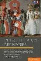 bokomslag De la Littérature des Nègres