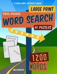 bokomslag Large Print Word Search Puzzles