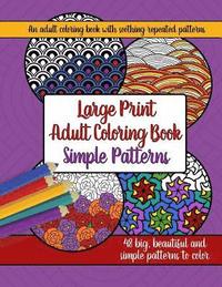 bokomslag Large Print Adult Coloring Book
