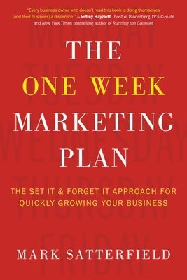 bokomslag The One Week Marketing Plan