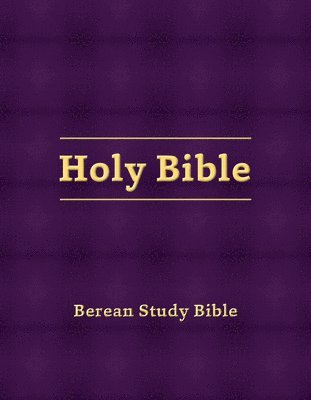 bokomslag Berean Study Bible (Eggplant Hardcover)