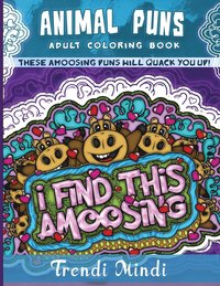 bokomslag Animal Puns Adult Coloring Book