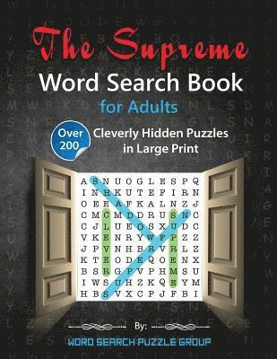 bokomslag Supreme Word Search Book for Adults