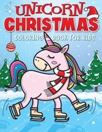 bokomslag Unicorn Christmas Coloring Book for Kids