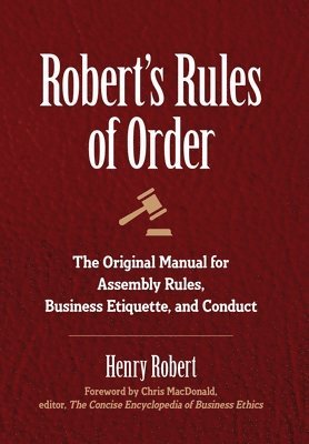 bokomslag Robert's Rules of Order