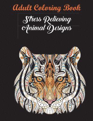 bokomslag Best Motivational Adult Coloring Book With Stress Relieving Swirly Designs And Fun Animal Patterns
