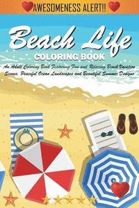 bokomslag Beach Life Coloring Book (Cozy Coloring Books)