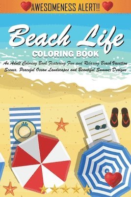 Adult Coloring Books, Cozy Coloring Books - Beach Life Coloring Book (Cozy Coloring Books), Häftad