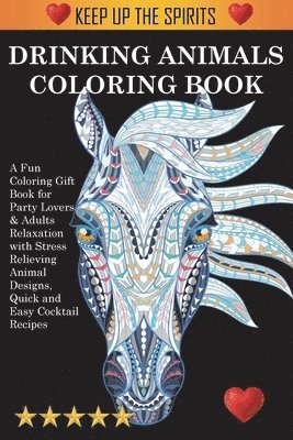 Adult Coloring Books, Coloring Books for Adults, Colouring Books, , Adult Coloring Books - Drinking Animals Coloring Book, Häftad