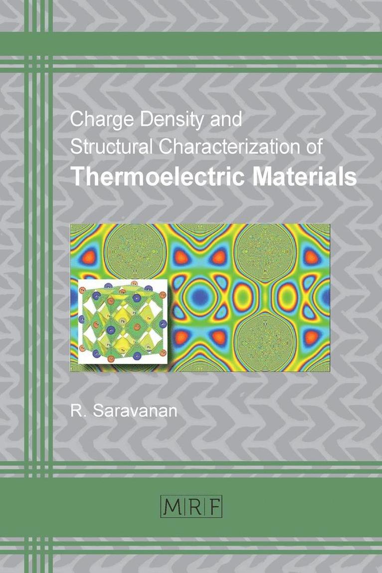 Charge Density and Structural Characterization of Thermoelectric Materials 1