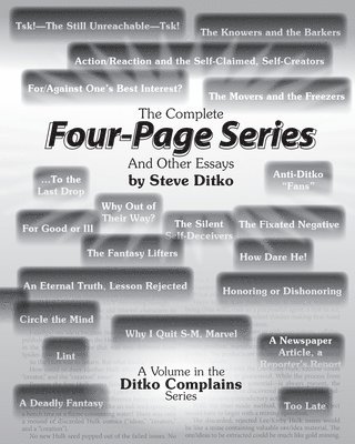 The Complete Four-Page Series And Other Essays 1