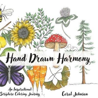 Hand Drawn Harmony - An Inspirational Scripture Coloring Journey 1