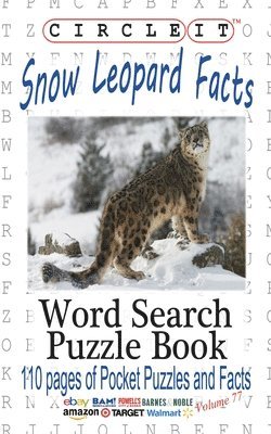 bokomslag Circle It, Snow Leopard Facts, Word Search, Puzzle Book