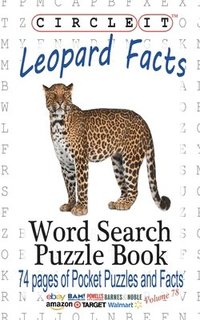 bokomslag Circle It, Leopard Facts, Word Search, Puzzle Book