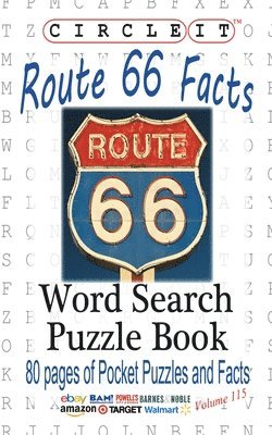 bokomslag Circle It, U.S. Route 66 Facts, Word Search, Puzzle Book