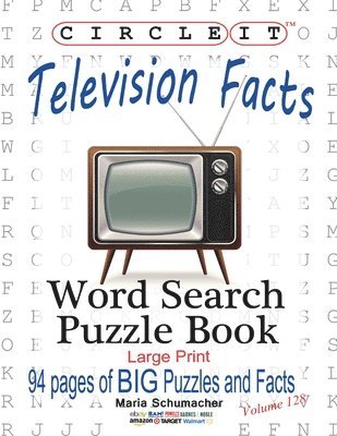 bokomslag Circle It, Television Facts, Word Search, Puzzle Book