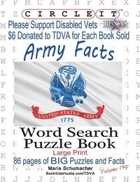 bokomslag Circle It, Army Facts, Word Search, Puzzle Book