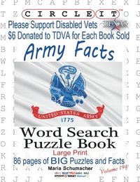 bokomslag Circle It, Army Facts, Word Search, Puzzle Book