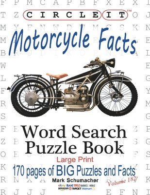 bokomslag Circle It, Motorcycle Facts, Word Search, Puzzle Book