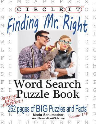 bokomslag Circle It, Finding Mr. Right, Large Print, Word Search, Puzzle Book