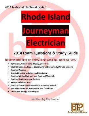 Ray Holder - Rhode Island 2014 Journeyman Electrician Study Guide, Häftad