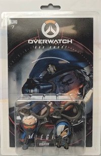 bokomslag Overwatch Ana and Soldier 76 Comic Book and Backpack Hanger Two-Pack