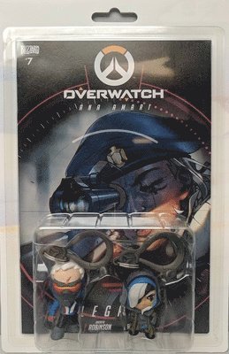 bokomslag Overwatch Ana and Soldier 76 Comic Book and Backpack Hanger Two-Pack