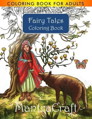 bokomslag Coloring Book for Adults: Fairy Tales Coloring Book: Stress Relieving Designs for Adults Relaxation